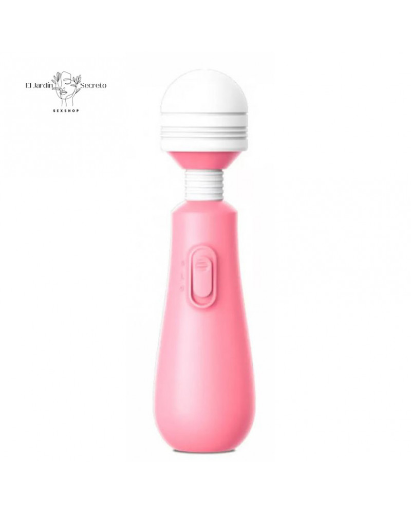 mini varita rosa vibrador 15cm para estimulacion de clitoris