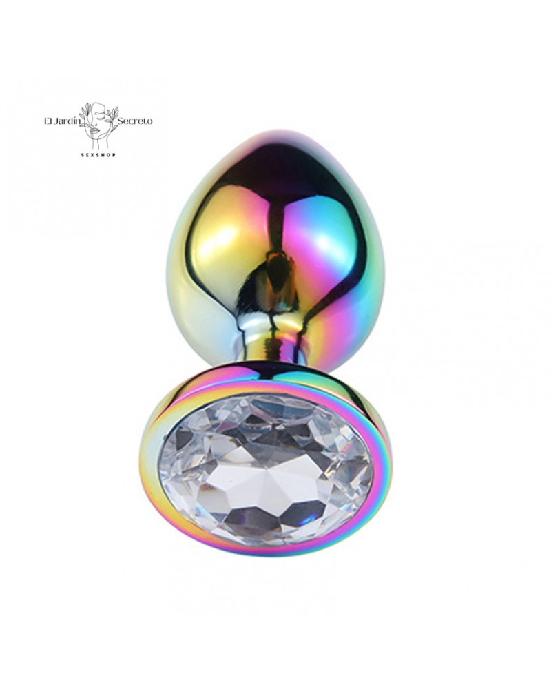 Plug Anal de Metal 7cm Cristal Small Chromatic Anal Plug 5 plug anal de metal 7cm cristal small chromatic anal plug