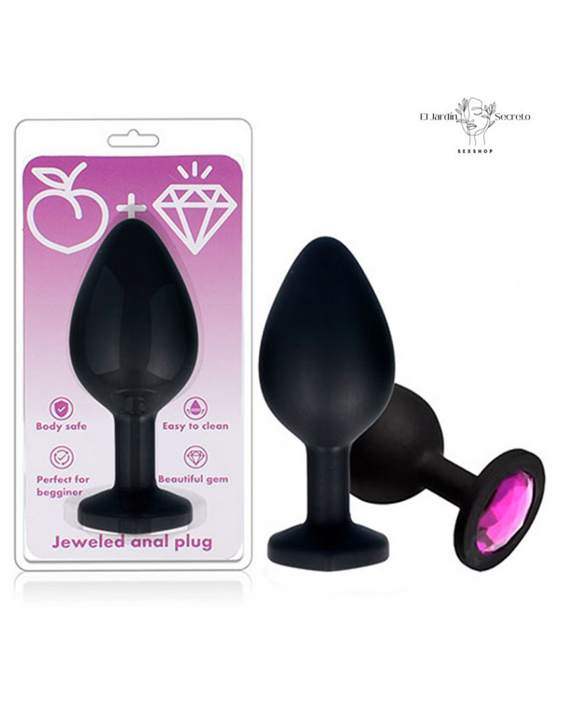 plug anal de silicon 8cm sexo anal medium silicon anal plug