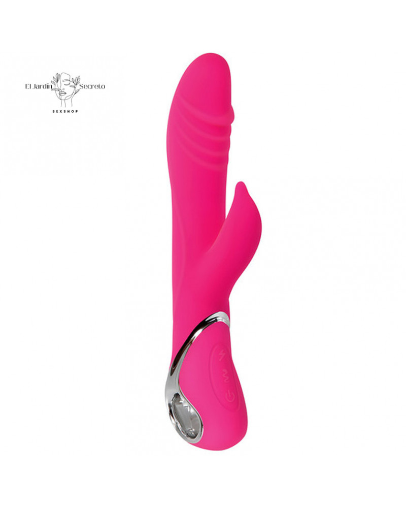 Vibrador 23cm Conejito rosa Punto g y Clítoris Dancing Dolphin Adam & Eve 7 vibrador 23cm conejito rosa punto g y clitoris dancing dolphin adam eve