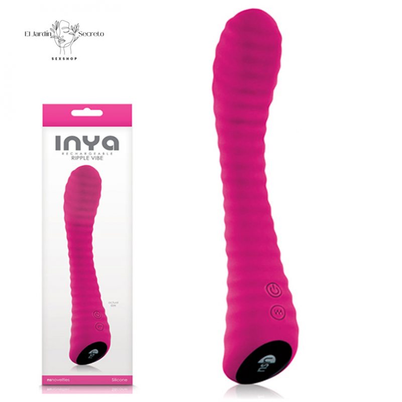 Vibrador INYA Ripple de Silicona Suave Punto G Pink NS Novelties