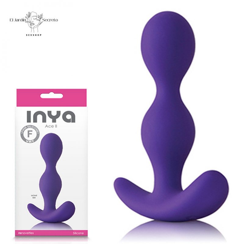 Plug Anal ACE de Silicona Plug Anal Seguro Ace II Purple NS Novelties