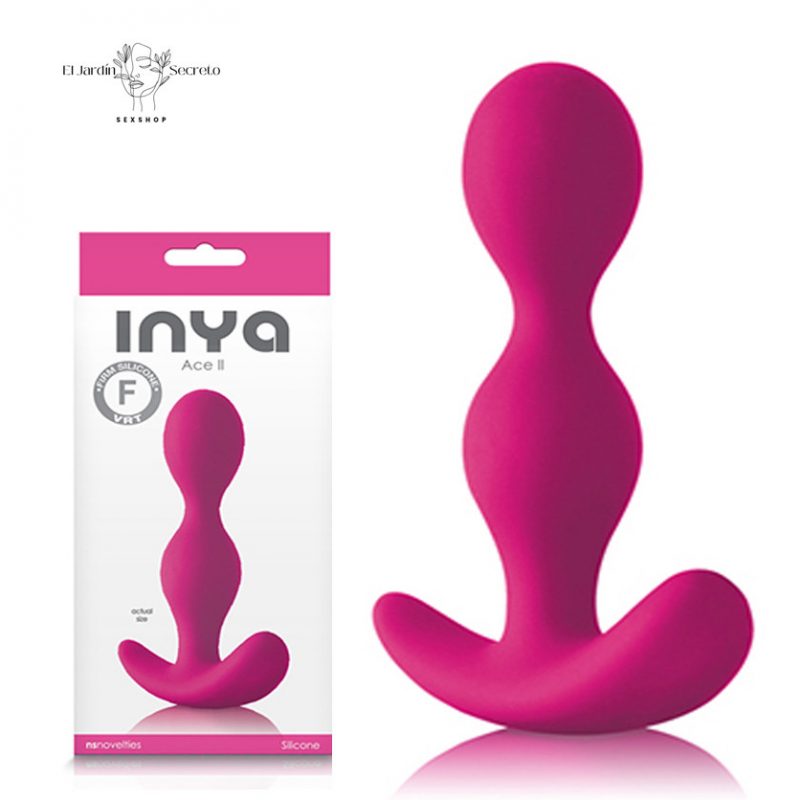 Plug Anal ACE de Silicona Plug Anal Seguro Ace II Pink NS Novelties