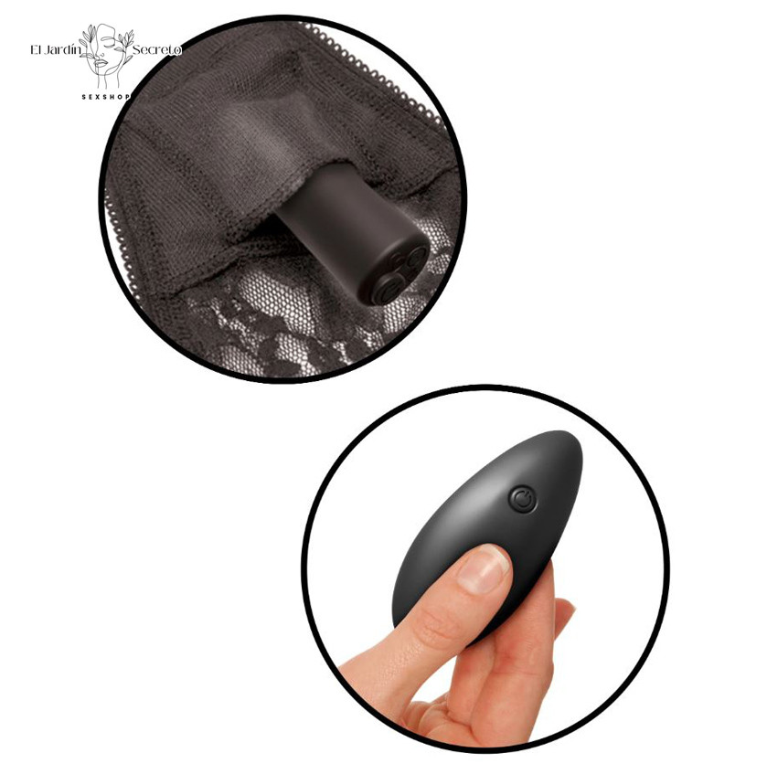 Tanga Vibrador con Control Remoto para Estimulación de Clítoris Pipedream 5 Tanga Vibrador con Control Remoto para Estimulación de Clítoris Pipedream