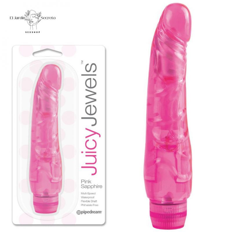 Vibrador 16cm Flexible Clítoris y Punto G Pink Sapphire Pipedream