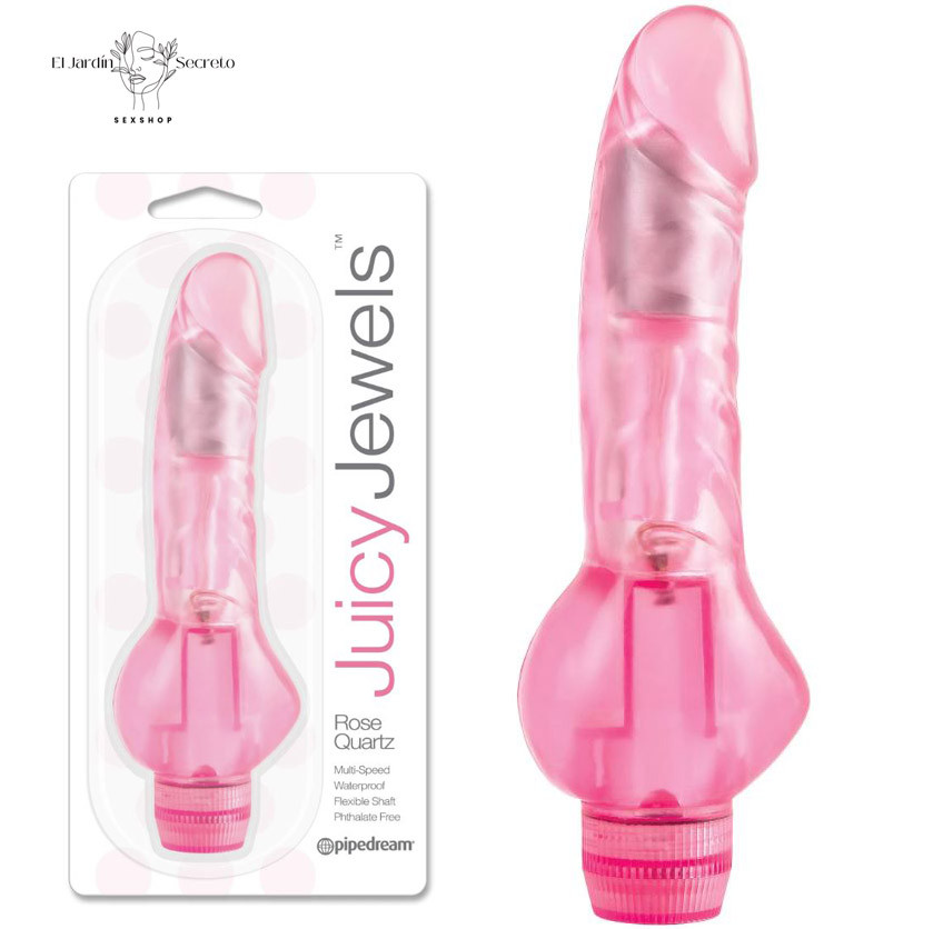 Vibrador 16cm Flexible Clítoris y Punto G Rose Quartz Pipedream 1 Vibrador 16cm Flexible Clítoris y Punto G Rose Quartz Pipedream
