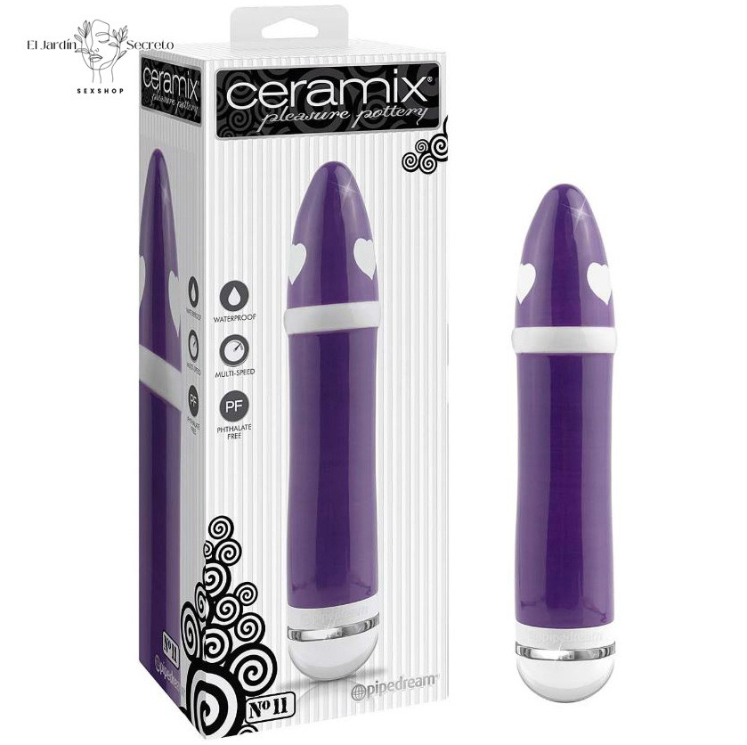 Vibrador Cerámico Premium Estimulación de Clítoris, Punto G y Penetración Vaginal 1 Vibrador Cerámico Premium Estimulación de Clítoris, Punto G y Penetración Vaginal