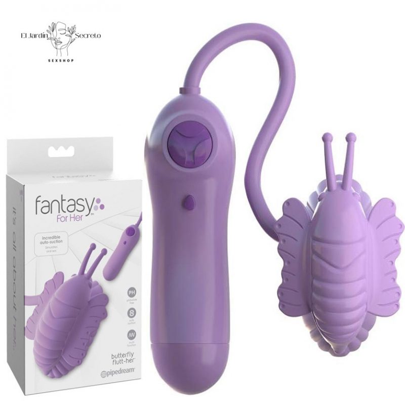 Vibrador Butterfly Flutt-Her – Estimulador de clítoris con succión y vibración