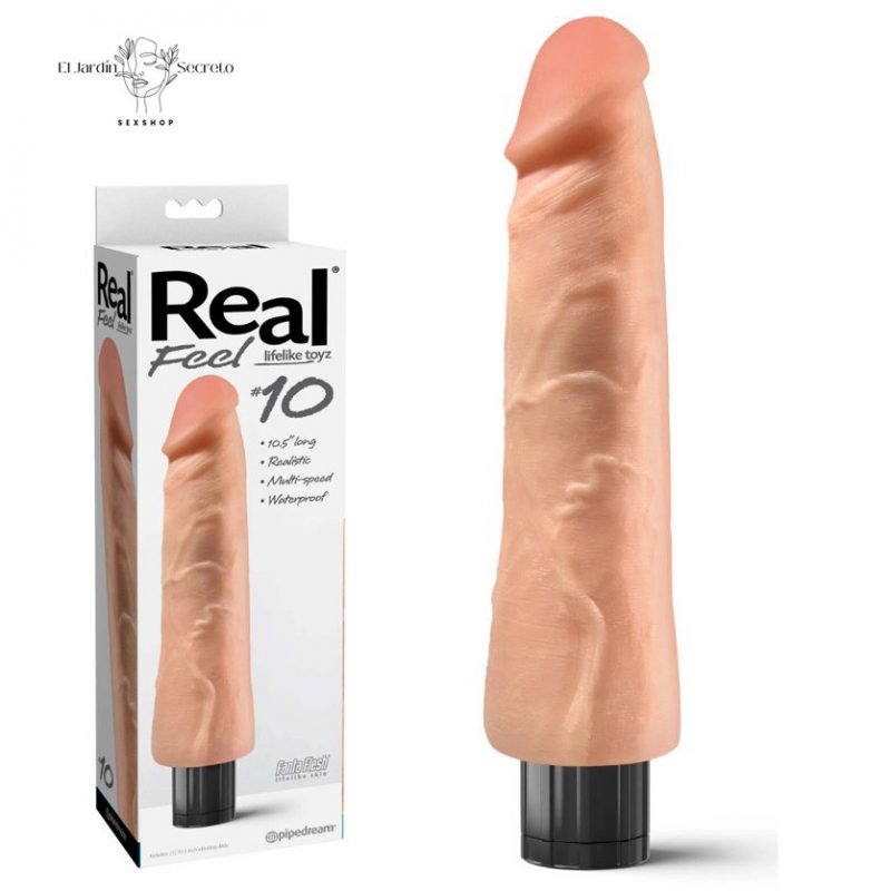 Vibrador 26cm Real Feel #10 Realista Penetración Vaginal y Punto G