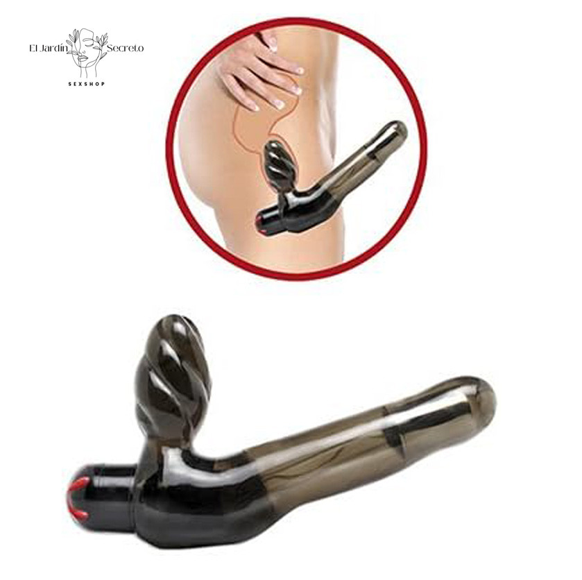 Doble Vibrador Strapless Strap On Pipedream Sexo Anal y Vaginal Cara a Cara