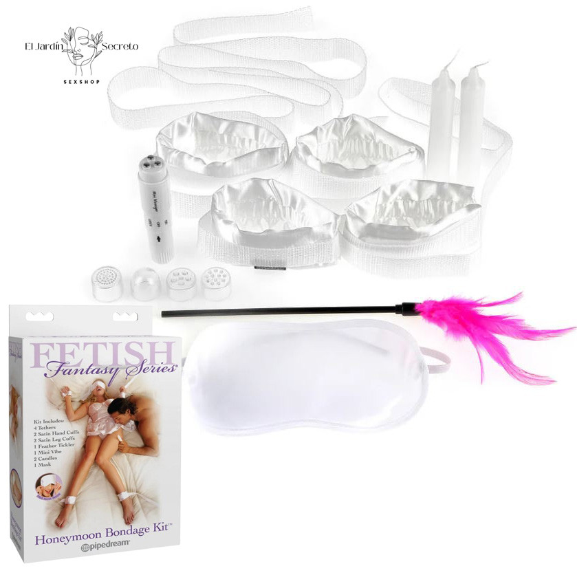 Kit Bondage Luna de Miel Juegos Eróticos, BDSM para Principiantes