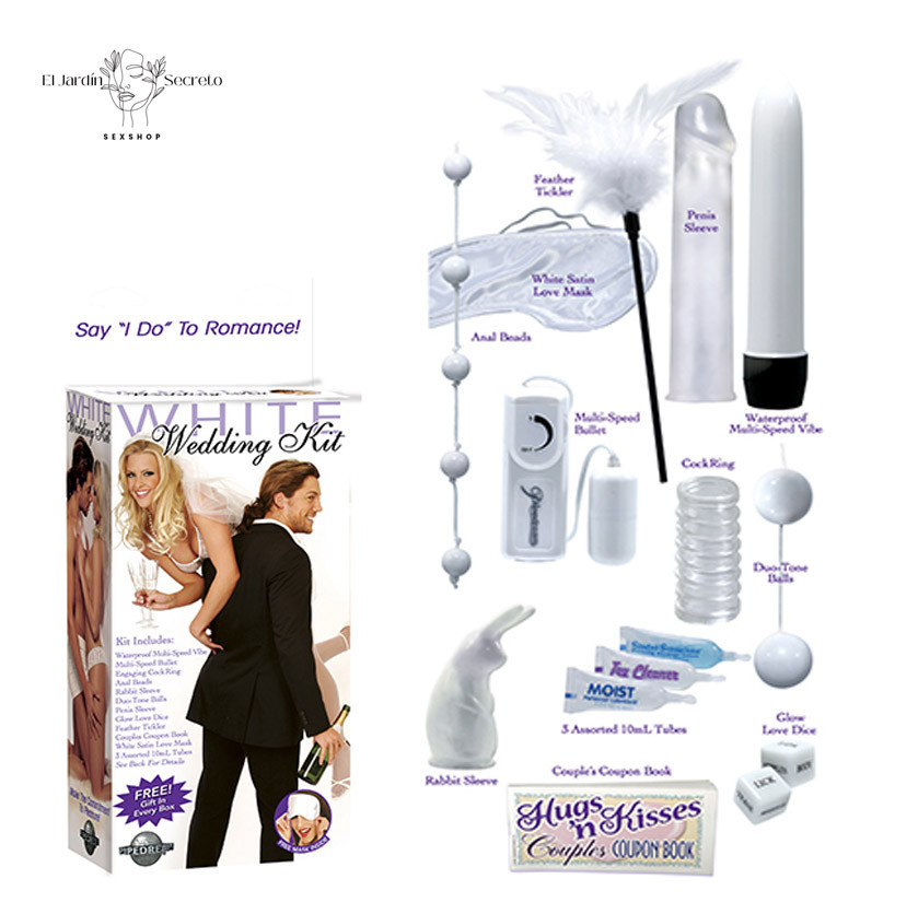 Kit Boda Blanca Sexo Hot, Juguetes y Juegos Eróticos para Parejas 1 Kit Boda Blanca Sexo Hot, Juguetes y Juegos Eróticos para Parejas
