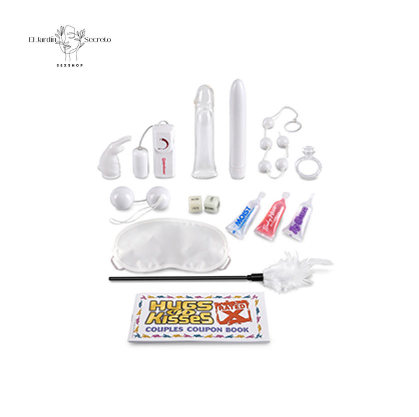 Kit Boda Blanca Sexo Hot, Juguetes y Juegos Eróticos para Parejas 4 Kit Boda Blanca Sexo Hot, Juguetes y Juegos Eróticos para Parejas