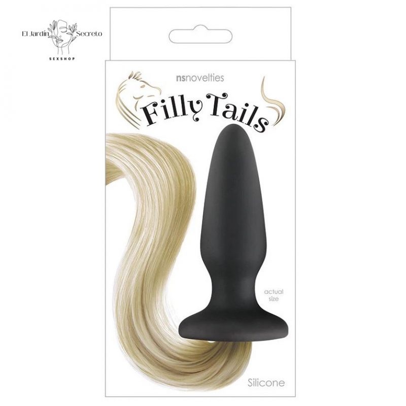 Plug Anal 5cm Filly Tails Palomino con Cola Caballo para Fantasías