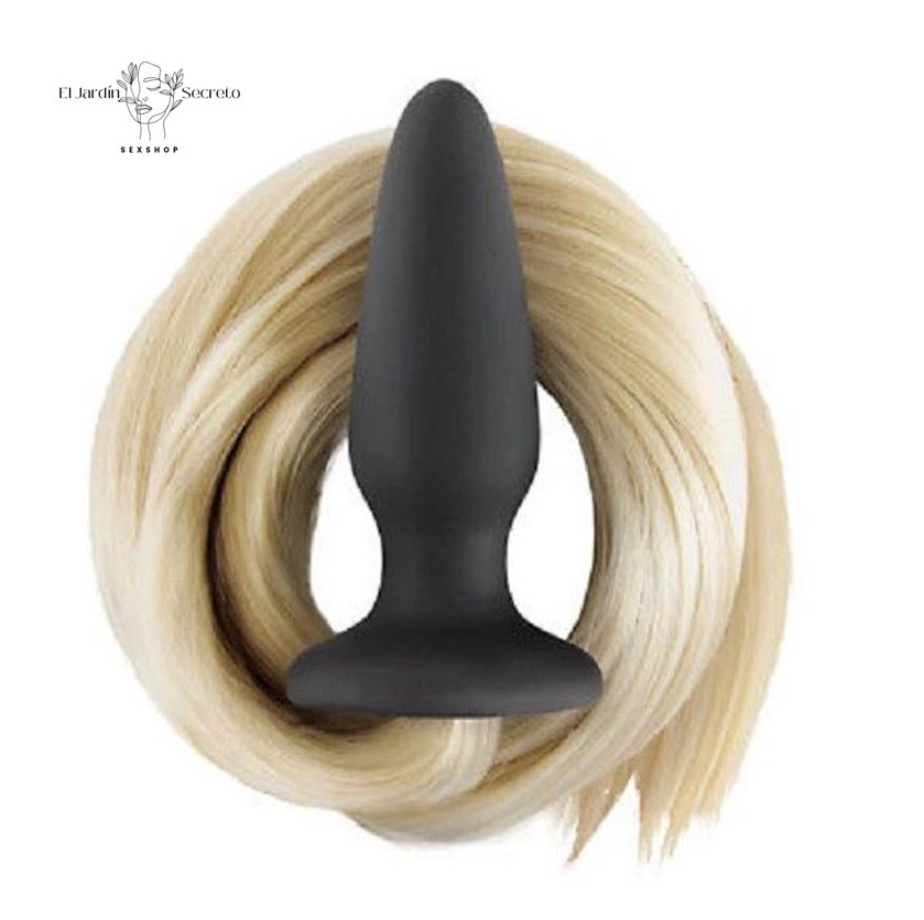 Plug Anal 5cm Filly Tails Palomino con Cola Caballo para Fantasías