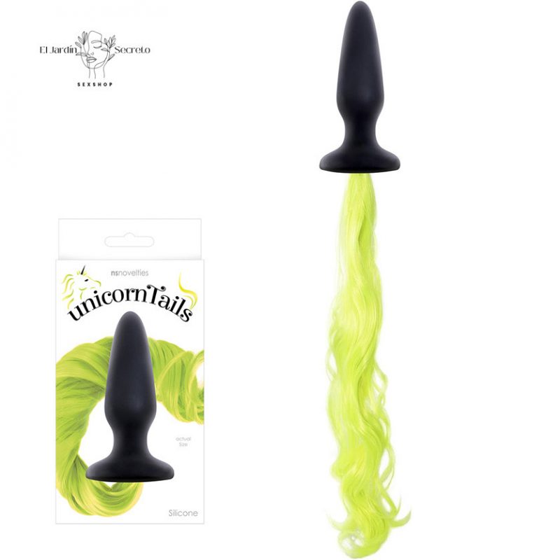 Plug Anal Unicorn Tail Amarillo Fantasías Erótica y Sexo Anal