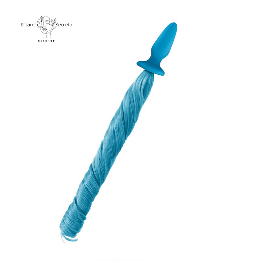 Plug Anal Unicorn Tail azul pastel Fantasías Erótica y Sexo Anal