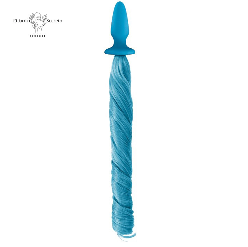 Plug Anal Unicorn Tail azul pastel Fantasías Erótica y Sexo Anal