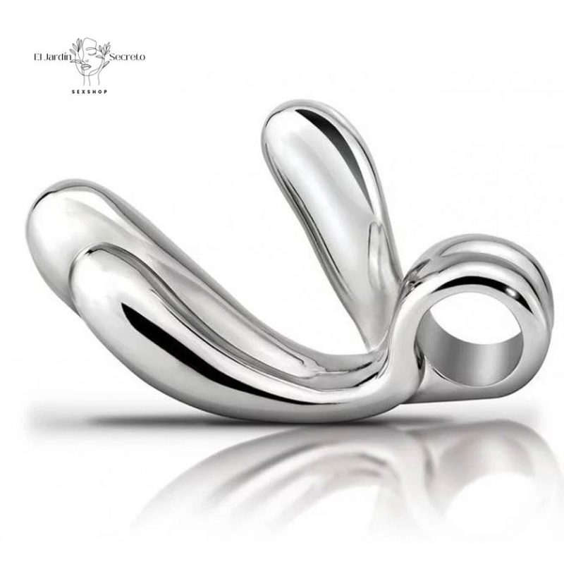 Dildo de Acero 15cm Double Trouble Pipedream Prostata y Punto G