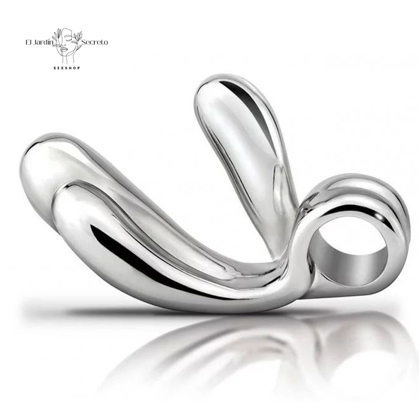 Dildo de Acero 15cm Double Trouble Pipedream Prostata y Punto G