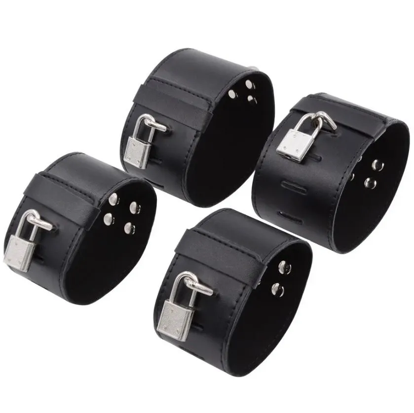 Barra Metalica Separador de Piernas BDSM con Esposas y Puños Fetiche - Imagen 4