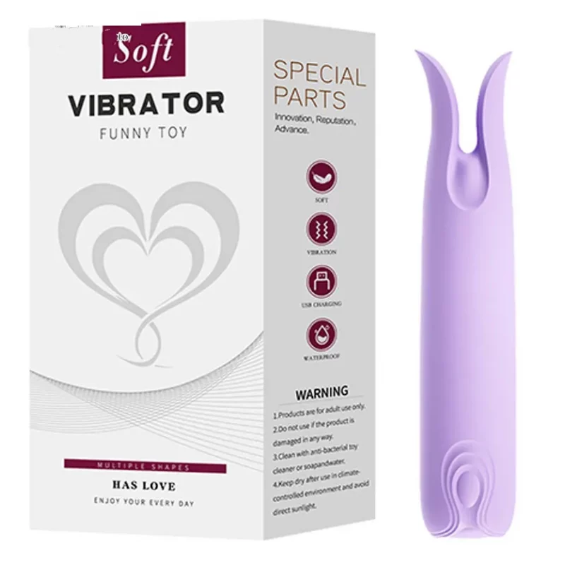 Mini Vibrador Intenso Clítoris Pezones Orgasmos Happy Clip Purple Lilo