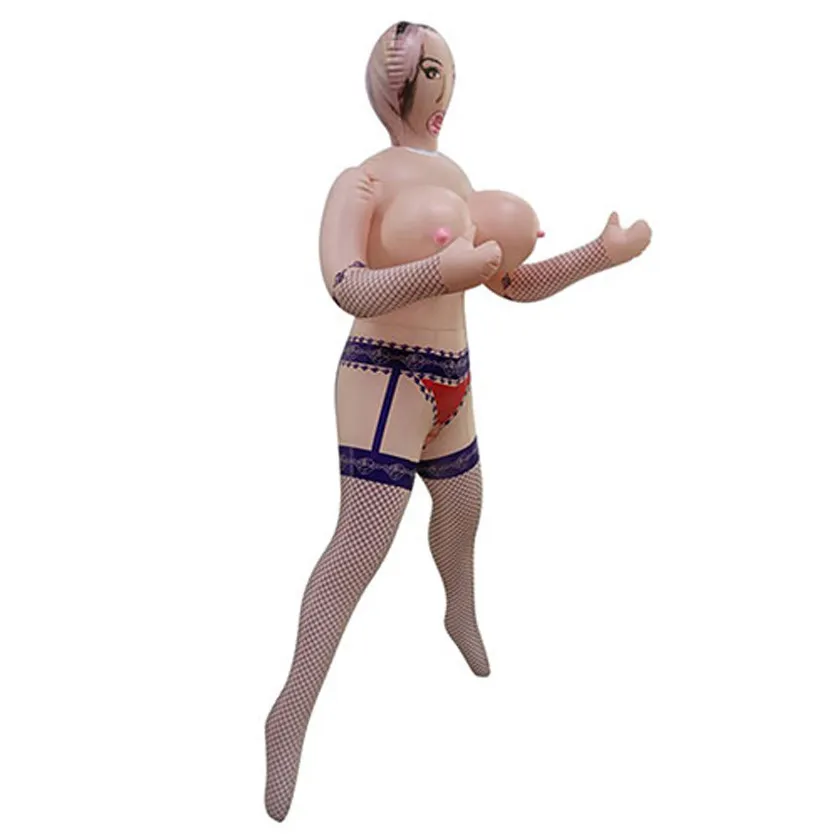 Muñeca Inflable Tamaño Real con Liguero y sexo anal vaginal sexo oral - Imagen 3