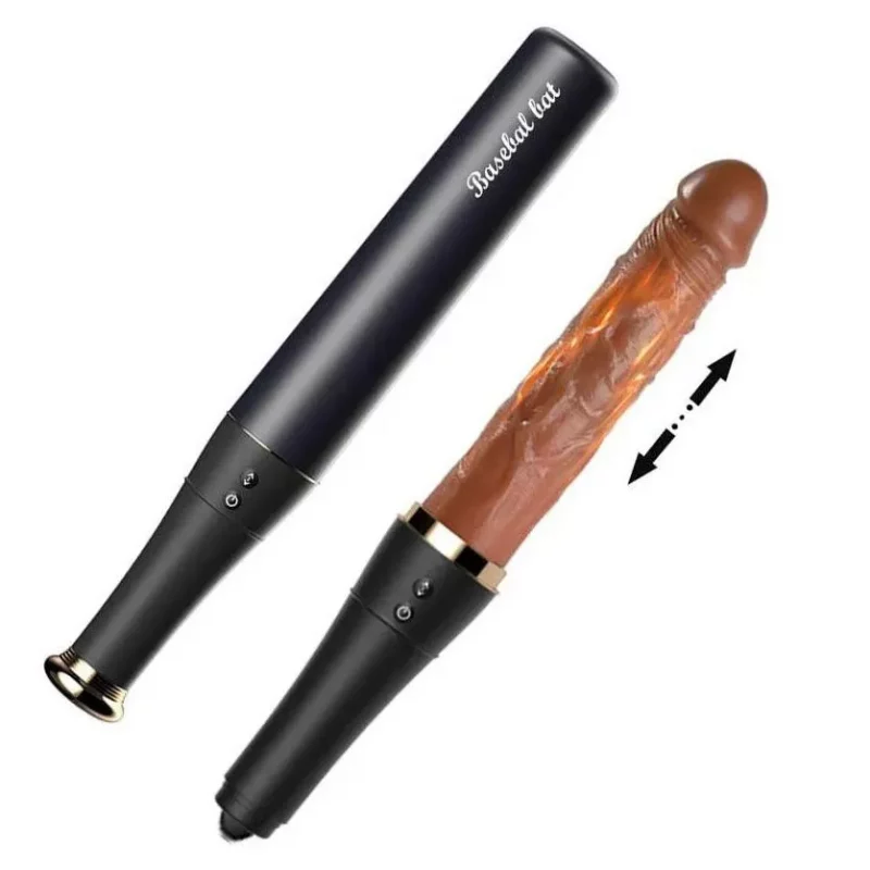 Vibrador Punto G Tipo Bate con Lengua y Calentamiento Intenso
