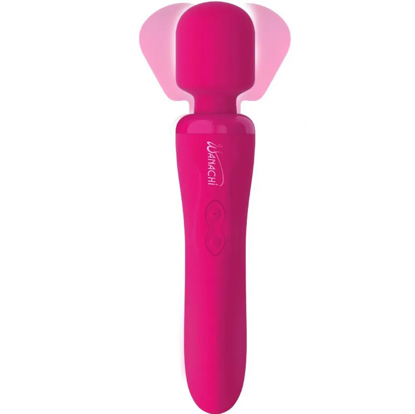 Vibrador Wanachi Body 22cm Rosa para Clítoris y Masaje Corporal