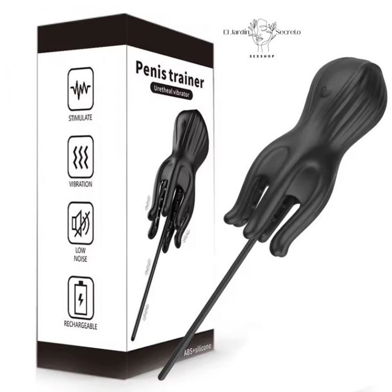Vibrador Masculino con Sonda para Uretra BDSM Estimulador Prostático