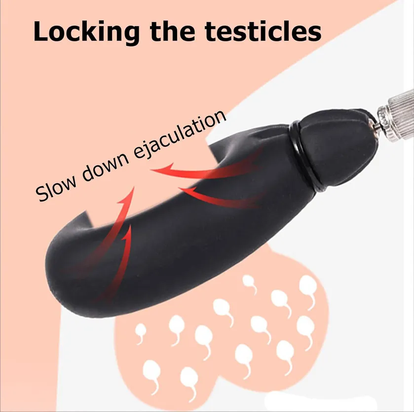 Anillo Inflable Para pene y testículos Erecciones de Acero - Imagen 4