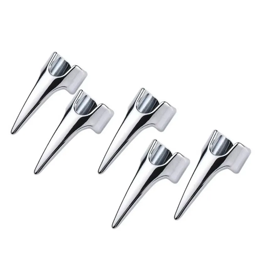 Kit de 5 Garras Plateada BDSM de Acero Inoxidable Fetiche Premium - Imagen 4