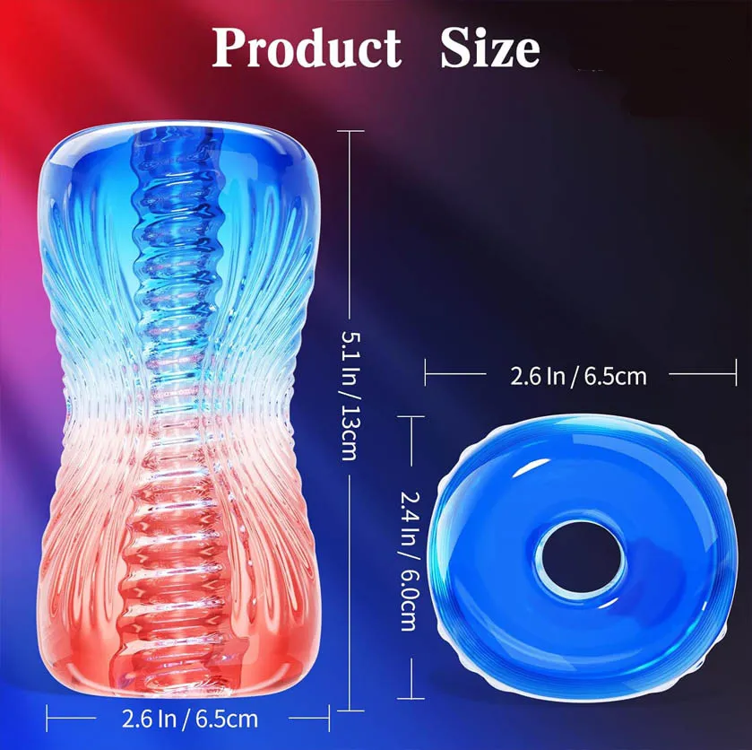Masturbador Pene Masculino Arcoíris TPE Manga 3D Alta Estimulación 4 Masturbador Pene Masculino Arcoíris TPE Manga 3D Alta Estimulación - Imagen 4