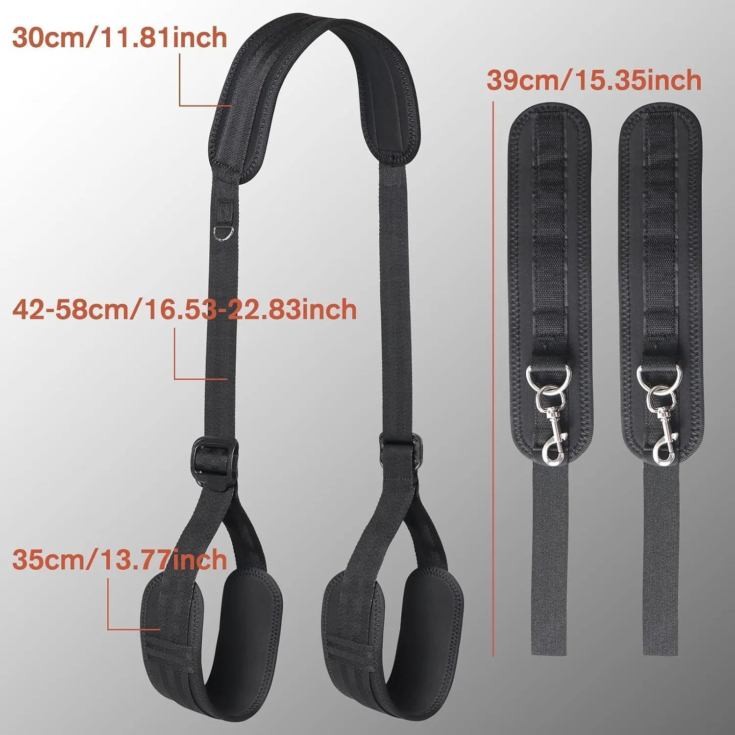 Separador de piernas BDSM Bondage Ajustable con Esposas para Parejas - Imagen 4