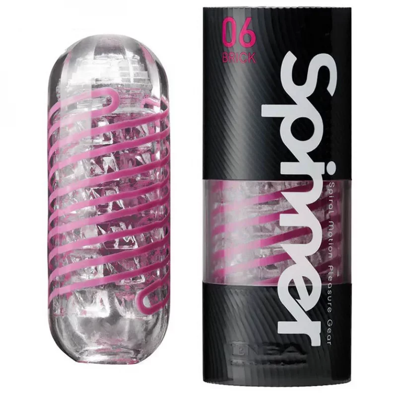 TENGA Spinner 06 BRICK Masturbador para tu pene con Giro Interno