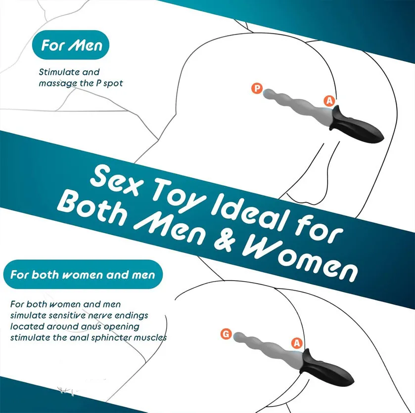 Vibrador Anal Flexible con App Plug Anal Vibratorio Doble Motor - Imagen 2