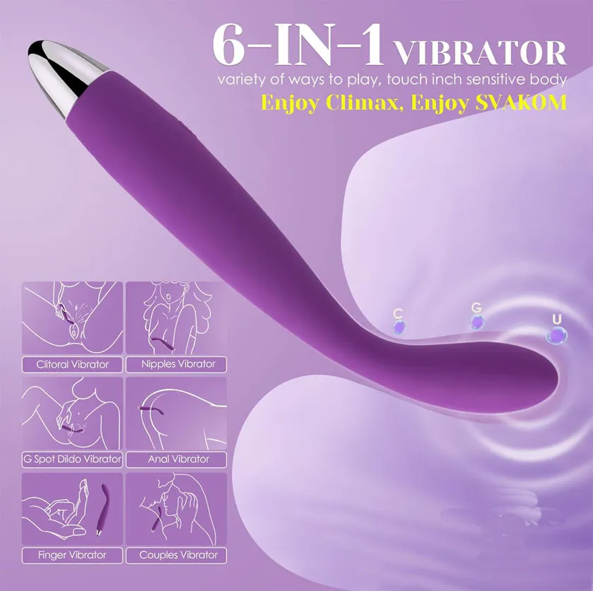 Vibrador Punto G Flexible Orgasmo SVAKOM Vibrador Coco para punto G - Imagen 4