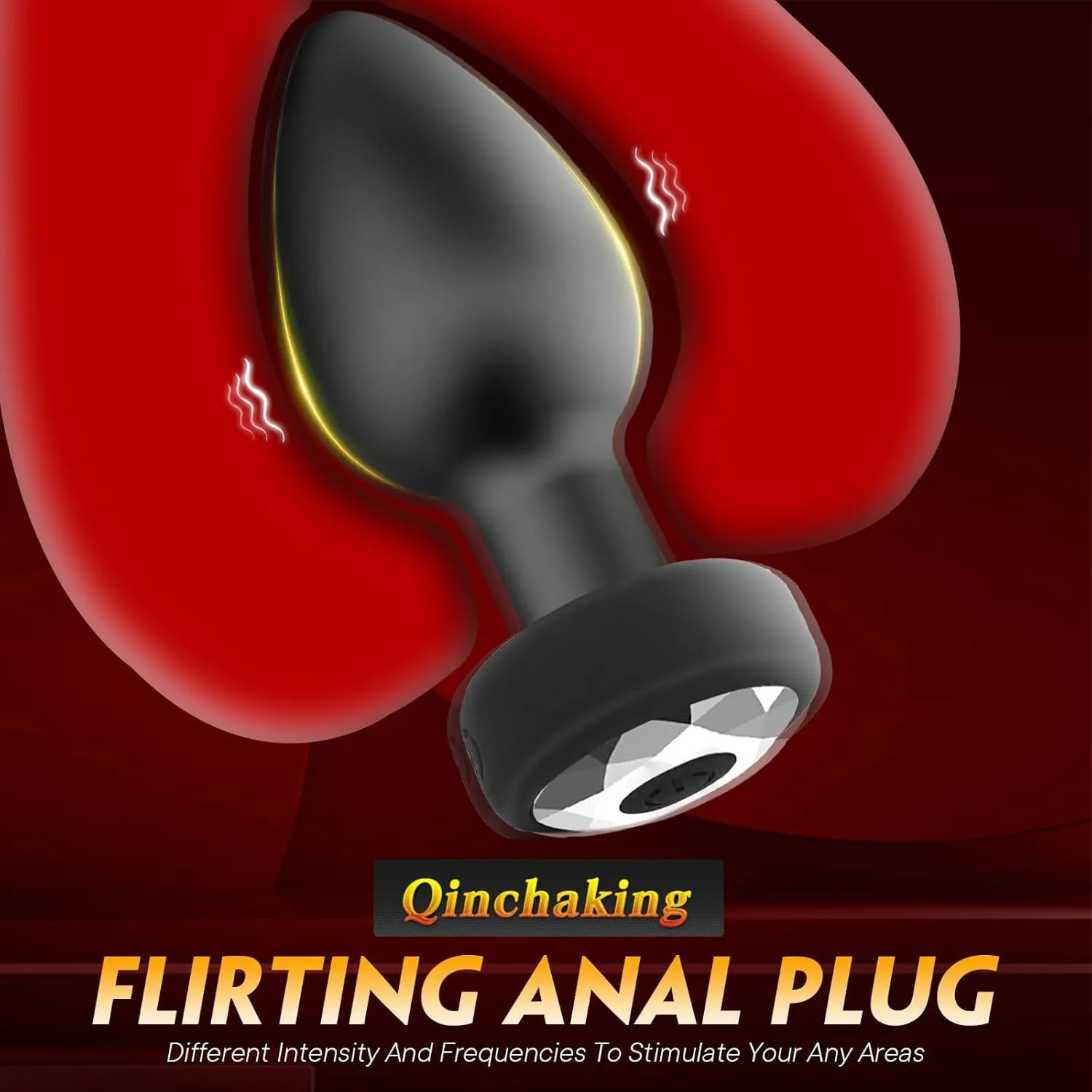 Plug Anal Vibrador 19cm Control Remoto Masajeador de Próstata Punto P 3 Plug Anal Vibrador 19cm Control Remoto Masajeador de Próstata Punto P - Imagen 3