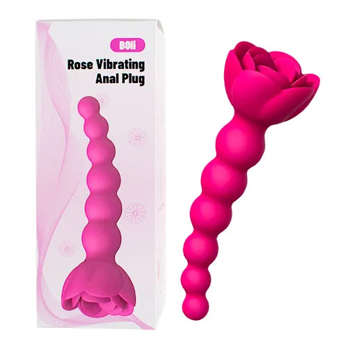 Plug Anal Vibrador Punto P 20cm con App Recargable USB