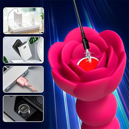 Plug Anal Vibrador Punto P 20cm con App Recargable USB 3 Plug Anal Vibrador Punto P 20cm con App Recargable USB - Imagen 3
