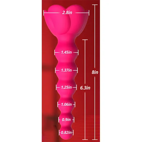 Plug Anal Vibrador Punto P 20cm con App Recargable USB 4 Plug Anal Vibrador Punto P 20cm con App Recargable USB - Imagen 4