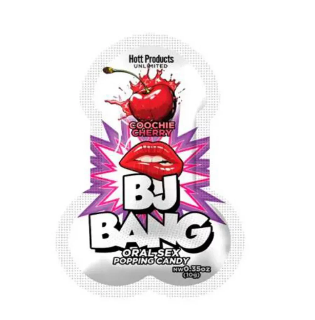 Caramelos Efervescentes Sexo Oral BJ Bang Sabor Cereza 10 g