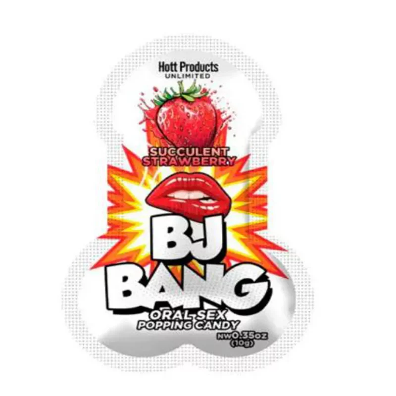 Caramelos Efervescentes Sexo Oral BJ Bang Sabor Fresa 10 g