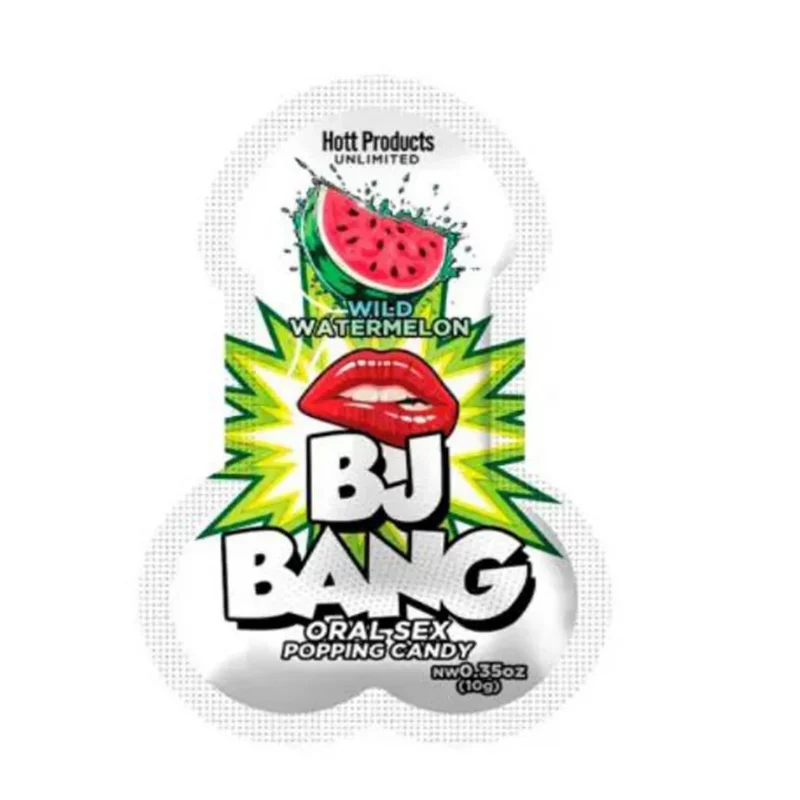 Caramelos Efervescentes Sexo Oral BJ Bang Sabor Sandía 10 g