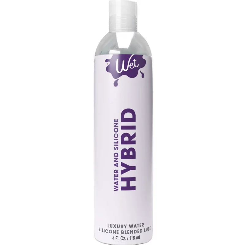 Lubricante Íntimo Híbrido WET Agua Silicona 4 oz