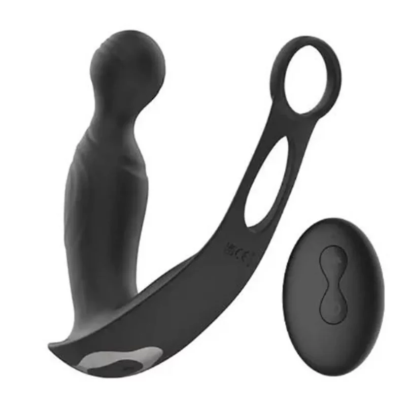 Masajeador Prostático con Rotación y Control Remoto