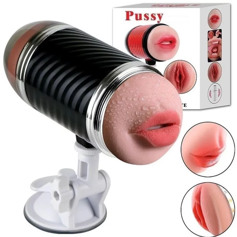 Masturbador Masculino Doble Entrada Vagina y Boca