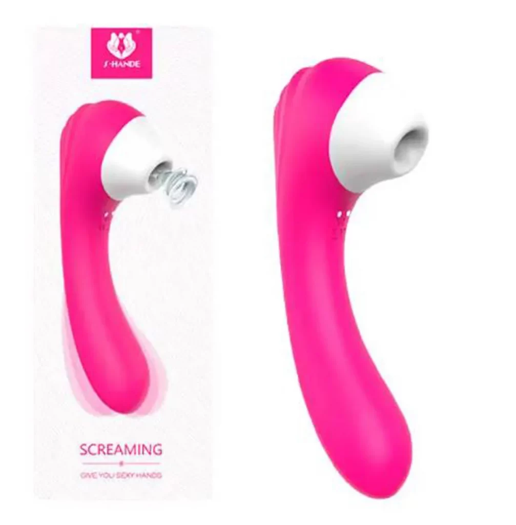 Vibrador y Succionador de Clítoris Screaming S-Hande12