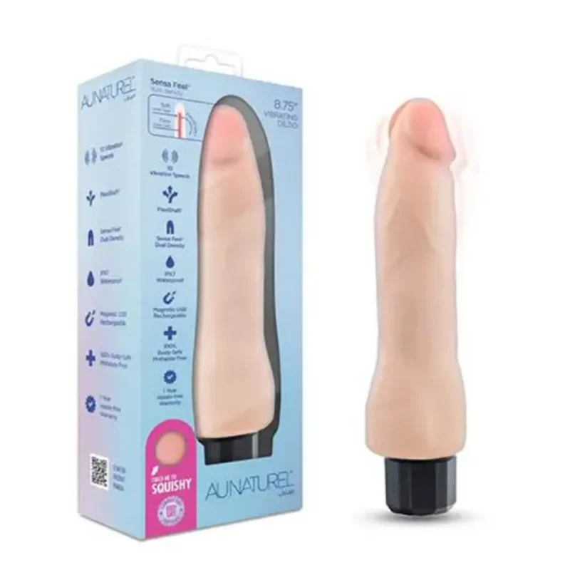 Vibrador Punto G Realista 23 cm Vanilla Ice Doble Densidad